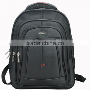 Durable Polyester Fabric Laptop Backpack Black 8031A140010