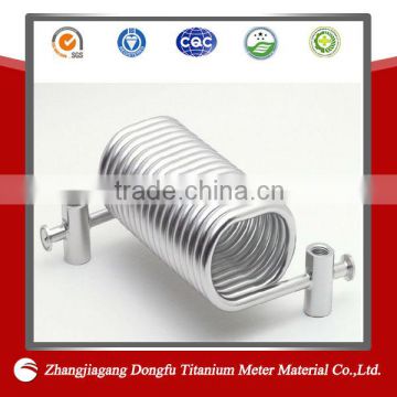 GR2 titanium foil and titanium coil ASTM B265 heat exchanger used