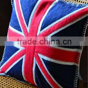 England Painting Cushion From Felt Manufacturer