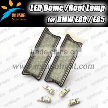New high quality led dome light 5050SMD super hot car interior dome light for BMW E60 E65 with 1 year warranty