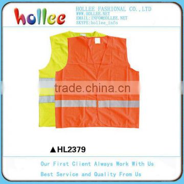 yellow high reflective safety vest with pockets
