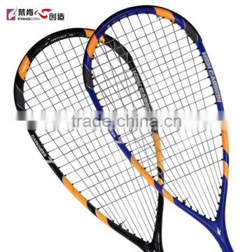 Custom graphite squash racket