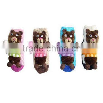 Lovely 3D bear baby socks