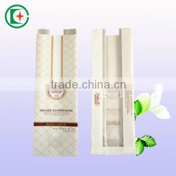 Clear window QS approved best price french bread paper bags