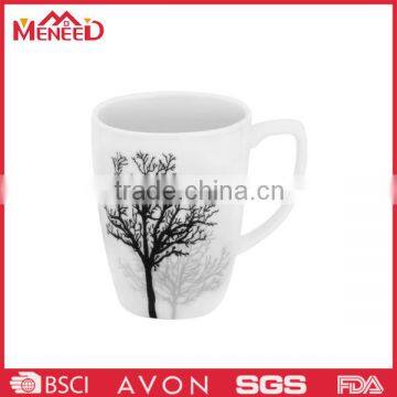 Office use 10oz disposable water plastic cup with handle