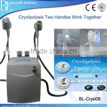 Cavitation Cryolipolysis cooling rf weight loss/CE Approved Cryolipolysis Cavitation RF 3 In 1 Beauty Instrument