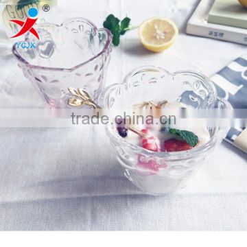 glass Ice Cream Cups/European styleDessert glass cup of pudding cup