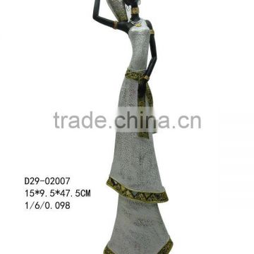 High quality african lady figurine