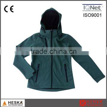 Cheap customized outdoor woman softshell winter jacket