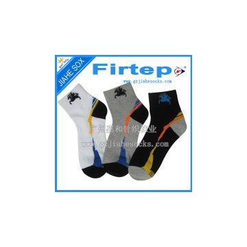 Men's sport socks with terry bottom