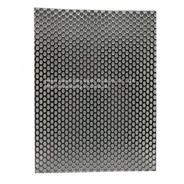 New product galvanized perforated metal sheet iron wire iron mesh 1mm hole size and 2mm hole center spacing