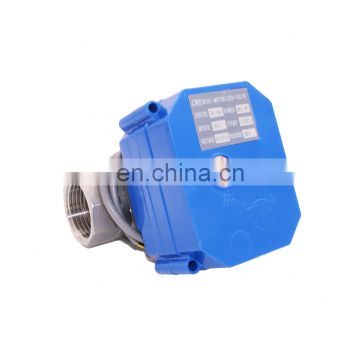 2-way motorized ball valve electric actuator 1" BSP/NPT DC/AC12V DC/AC24V for Irrigation equipment,drinking water equipment