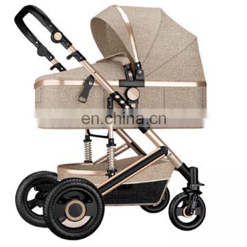 lightweight high landscape luxury children prams fashion foldable baby stroller set