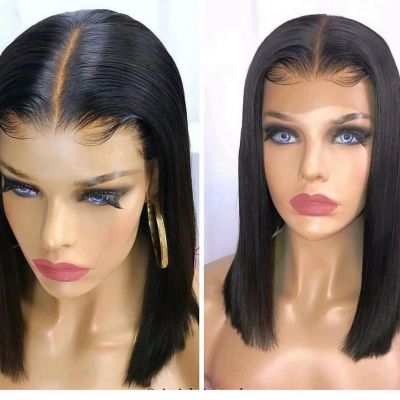 KHH  Top Selling Virgin Brazilian 8-18 inch bob wig ,lace front bob wigs human hair wigs, short bob wigs for black women