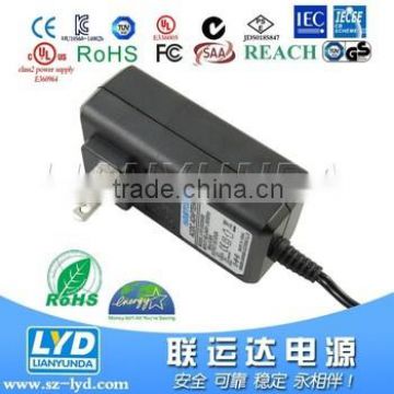 Hot Sale AC DC 9V 3A 27W adapter for beauty equipment with UL FCC CE approval