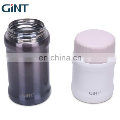 GINT 500ml Factory Cheap Food Customer Logo 304 Steel Insulated Lunch Box