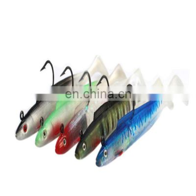 15cm 30g high quality   artificial  japanese soft  plastic  fishing lure saltwater fishing  lure with jighead