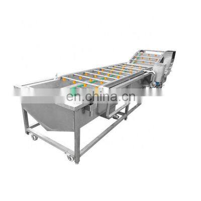 On Sale Fish Meat Cleaning Machine Meat Processing Machine Vegetable Washing Machine With Bubble Water Flow