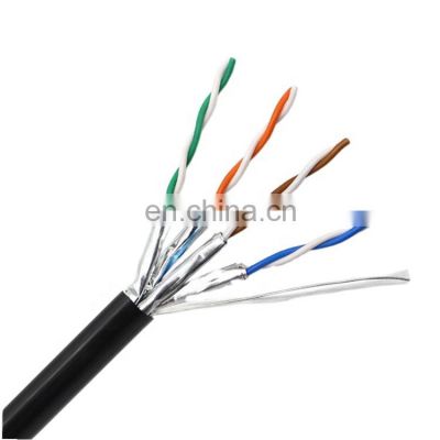 U-FTP   23AWG/24AWG/26AWG Internet Cables Customization Length CAT 6A Lan Cables