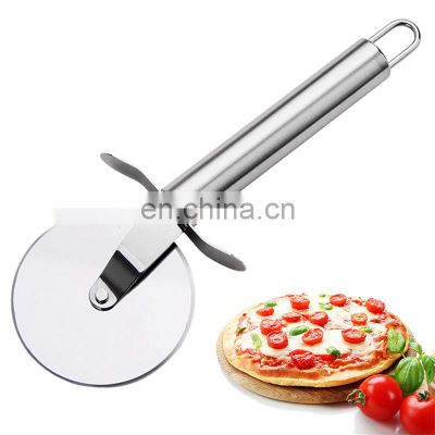Stainless Steel Pizza Wheels Cutter Round Pizza divider & Knife Pastry Pasta Dough Kitchen Tools Baking Cutting Tools