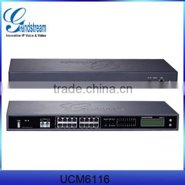 IP PBX FXO port grandstream PBX Telephone System UCM6116 2 analog FXS ports and 16 FXO ports