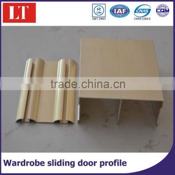 Wooden color aluminium profile for sliding door