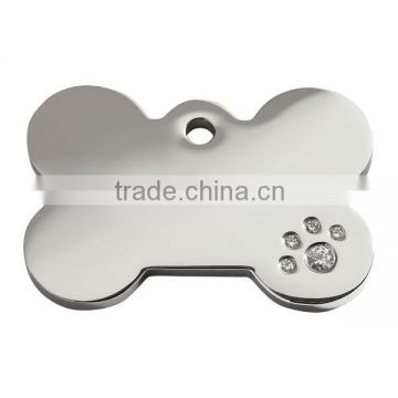 hot sale popular dog footprint stainless steel pendants dog tag pendants manufacturer supply can be customized