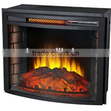 CSA & CE approved cheap electric fireplaces main material steel and resin for indoor use