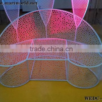 LED light wedding chair for wedding decoration party home&hotel decoration(WEDC-002)
