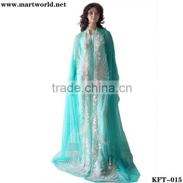blue turkish kaftan dress (KFT-015)