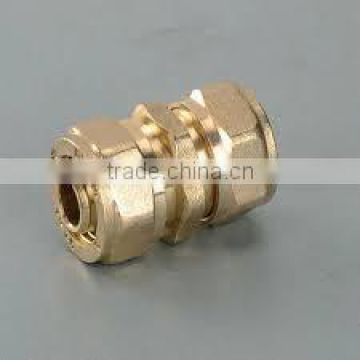 brass compression fittng for pex al pex pipe used for both cold and hot water.