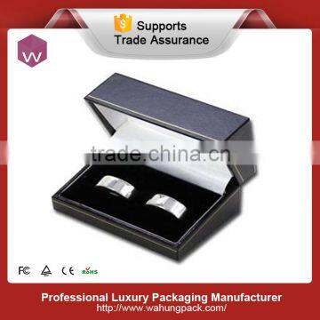 New design luxury plastic cufflink box