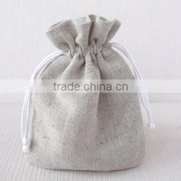 Custom drawstring linen coffee bags