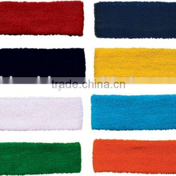 Buy Cotton embroideried Sports Sweat Headbands