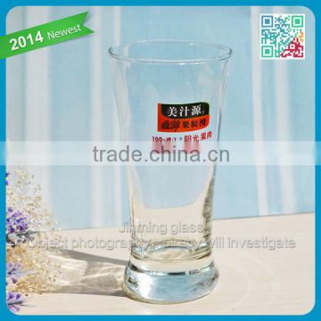 Bottom thick tumber juice glass cup High white glass juice mugs machine blown juice cup wholesale