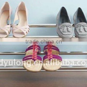 2014 Hot Sales Two Layer Of Expandable Iron Shoe Rack