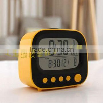 Plastic alarm clock outer covering