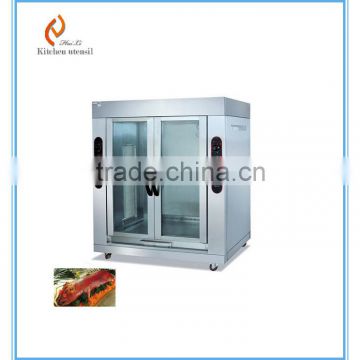 New design vertical electric double heads roasting container