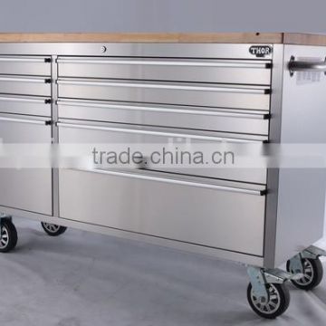 55 inch Heavy duty stainless steel wokbenches with drawers