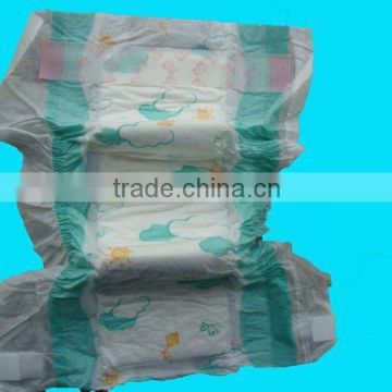2014 Printed Cute Cloth-Like Disposable Baby Diapers Nappy Pad