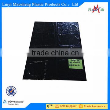 High Quality Cheap Black large star-sealed HDPE garbage bag/plastic garbage bag