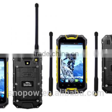 hot sale walkie talkie snopow m8 ip67 mobile phone waterproof