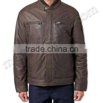 Plain Style Leather Jackets