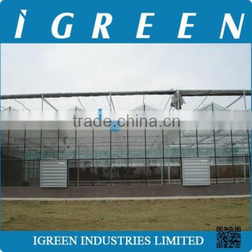 Commercial glass greenhouse for flower