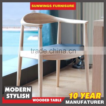 2016 good prices china famous brand hotel wood ash dining chair