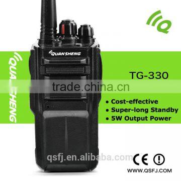 CE Certificated Portable Radio Hands Free Cheap VHF Radio QUANSHENG TG-330