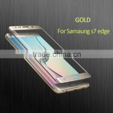 Super flexibility anti-shock tempered screen protector for samsung s7 edge freefron screen protector