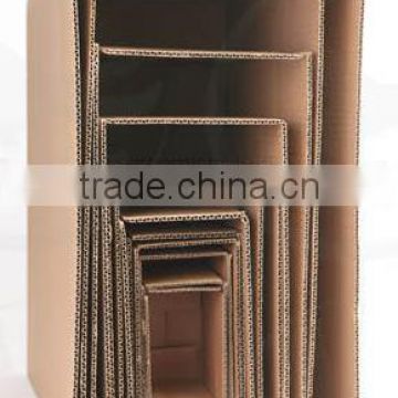 thick and strong 5 layers brown Corrugated Box /packaging shipping folding box with different size