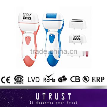 Rechargeable electric professional pedicure callus remover electric foot shaver