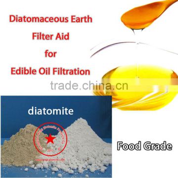 food grade kieselguhr filter aid for edible oil filtration